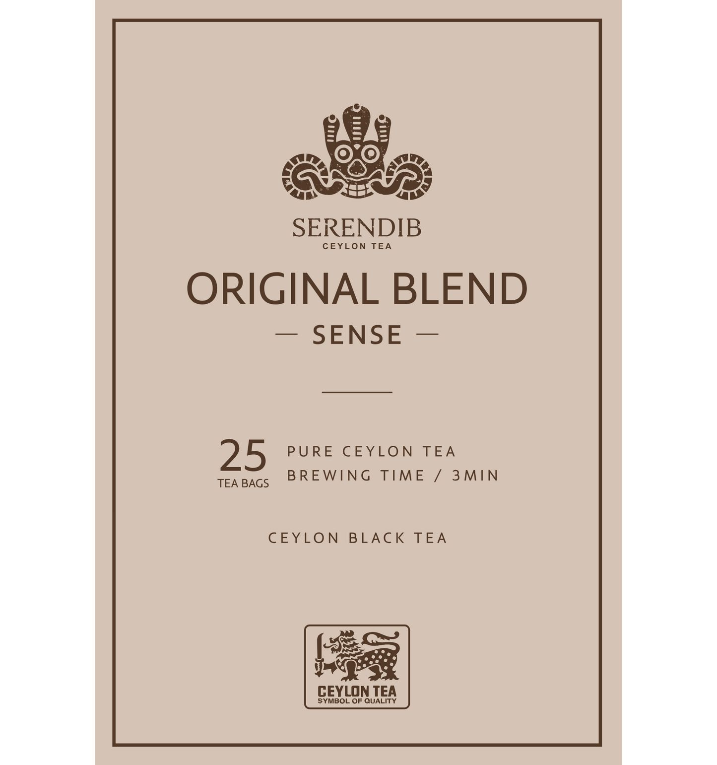 SERENDIB ORIGINAL BLEND PURE CEYLON TEA - SENSE -